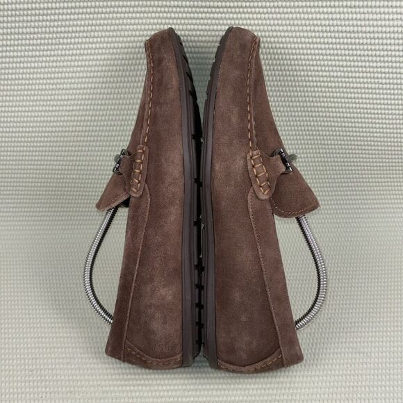 Vionic Mason Horsebit Loafers Comfort Driving Shoes Men’s Size 10 Brown Suede - Picture 6 of 9